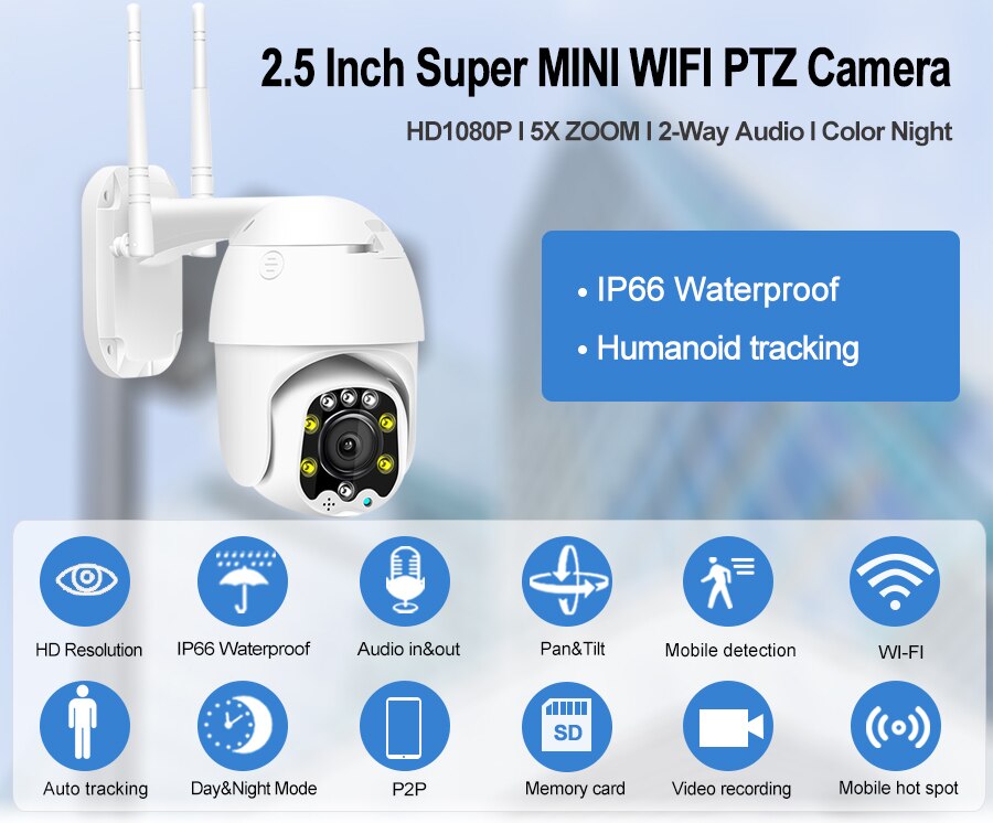 Mini WI-FI nadzorna kamera